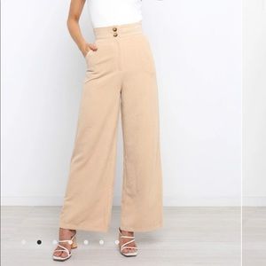 NWT Petal & Pup Amply Wide Leg Pant in Corduroy